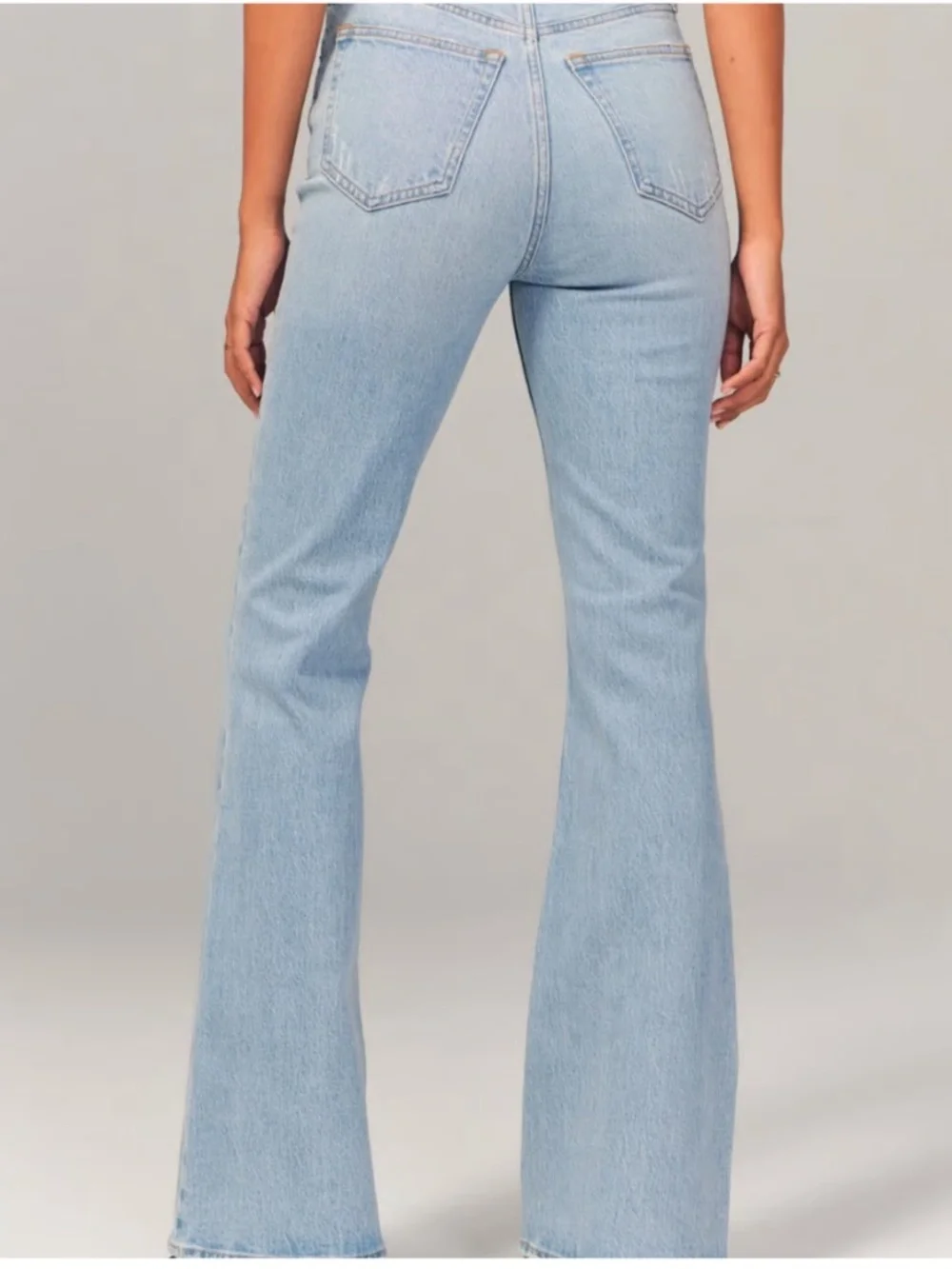 abercrombie & fitch the 70s vintage flare ultra high rise jean, Size 27/4L - Picture 2 of 12